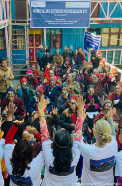 More than fifty people from across the Nubri valley underwent cataract surgery. All rejoiced at the successful outcomes, with cheers, tears, and even some dancing.
 